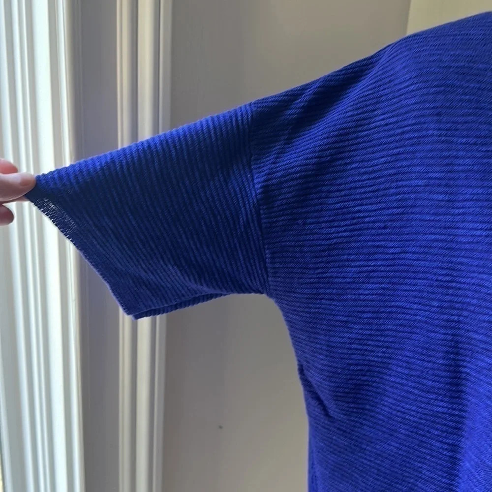 Eileen Fisher Boxy Ribbed Sweater, Size S/P, Like New - Picture 4 of 8